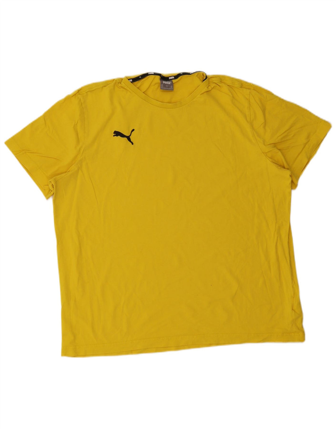 Camiseta Puma Hombre Top 2XL Algodón Amarillo