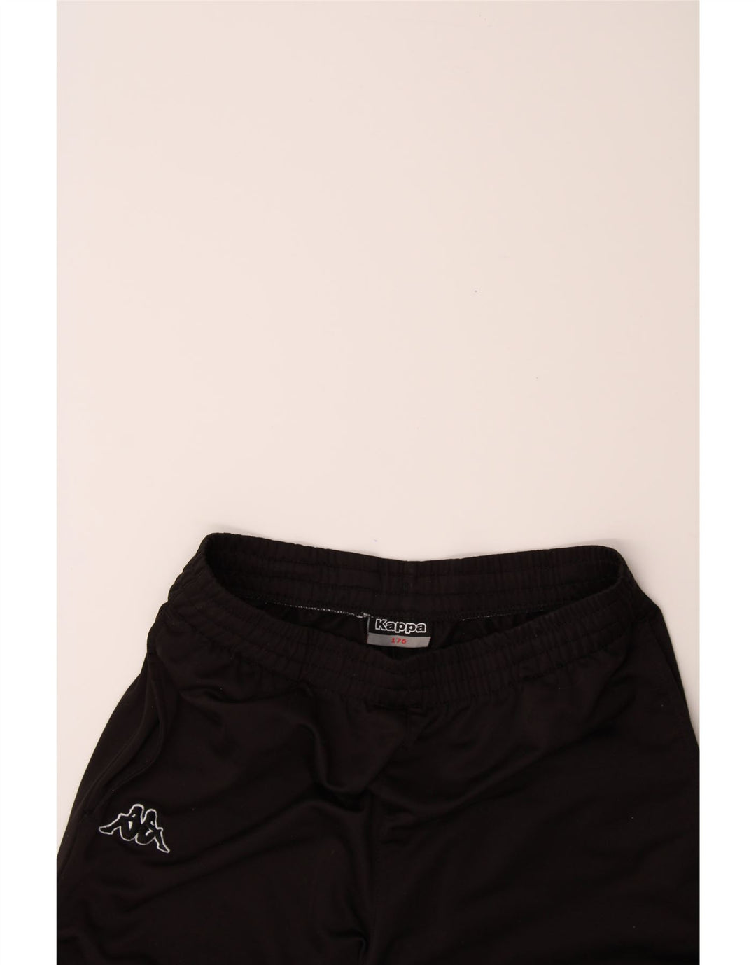 KAPPA Boys Tracksuit Trousers Joggers 15-16 Years Black Polyester Vintage Kappa and Second-Hand Kappa from Messina Hembry 