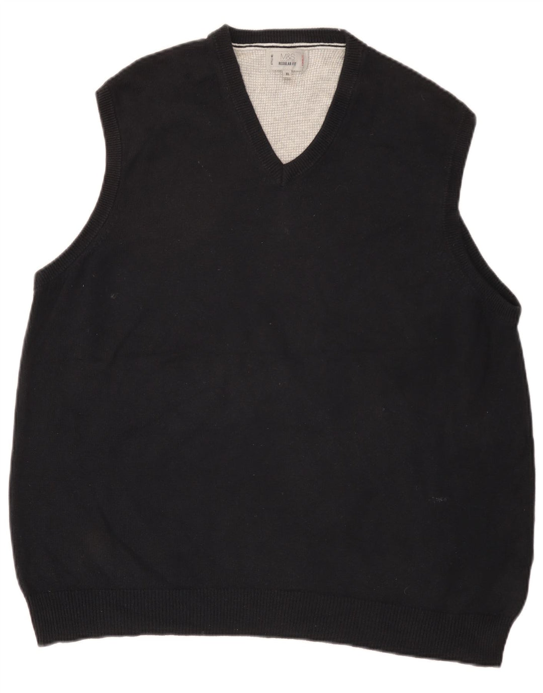 Marks & Spencer - Camiseta sin mangas para hombre, ajuste regular, talla XL, color negro