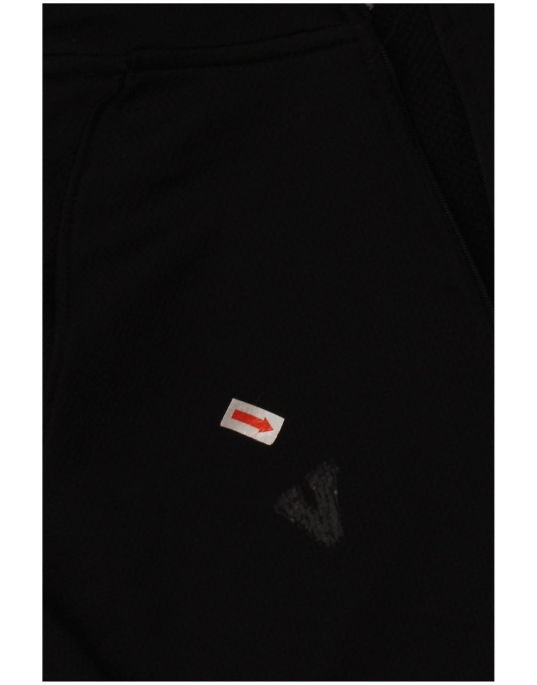 Russell Athletic - Camiseta con cuello y cremallera para hombre, manga larga, poliéster negro mediano