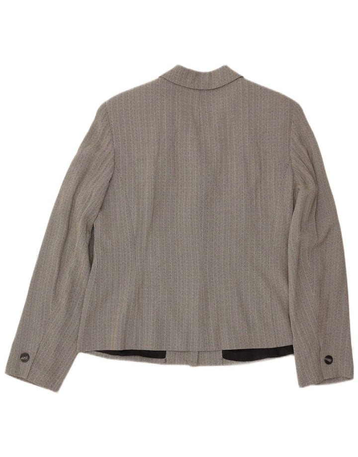 Talbots Conjunto de 2 piezas con 2 botones para mujer UK 16 Large W34 L30 Grey Herringbone