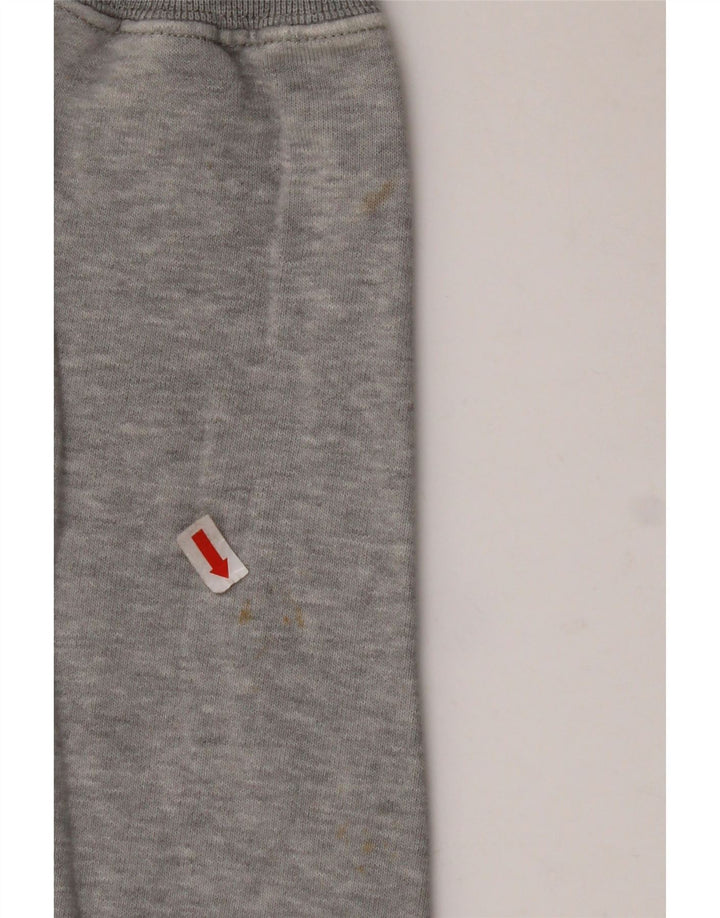 CHAMPION Suéter con capucha y cremallera para mujer Reino Unido 14 Mediano Blanco Colorblock Algodón