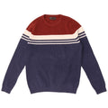 Marks & Spencer Jersey De Cuello Redondo Para Hombre Color Block Azul Marino Mediano