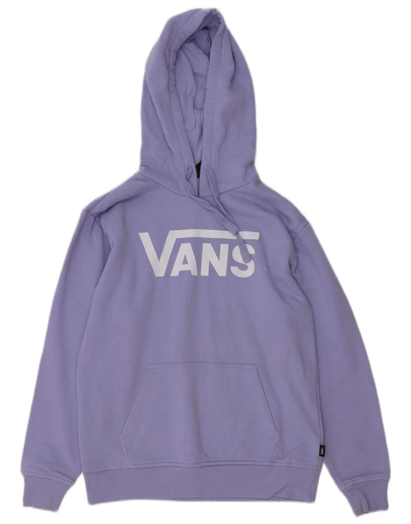 VANS Jersey con capucha y gráfico extragrande para mujer UK 6 XS Algodón morado