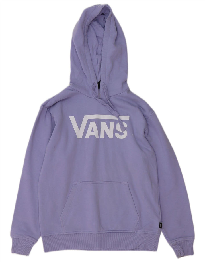 VANS Jersey con capucha y gráfico extragrande para mujer UK 6 XS Algodón morado