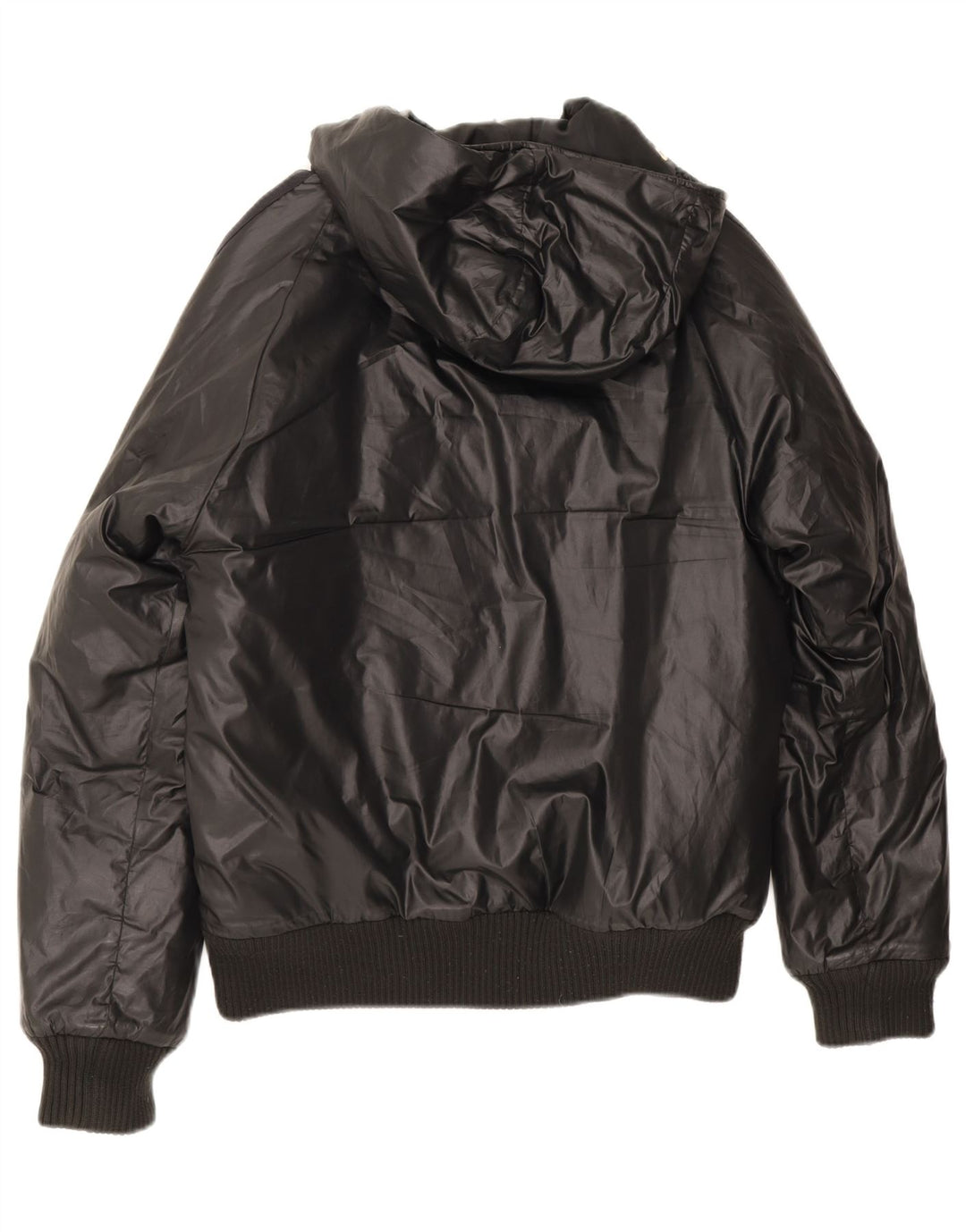 Adidas Chaqueta acolchada con capucha para hombre UK 36 Small Poliéster negro