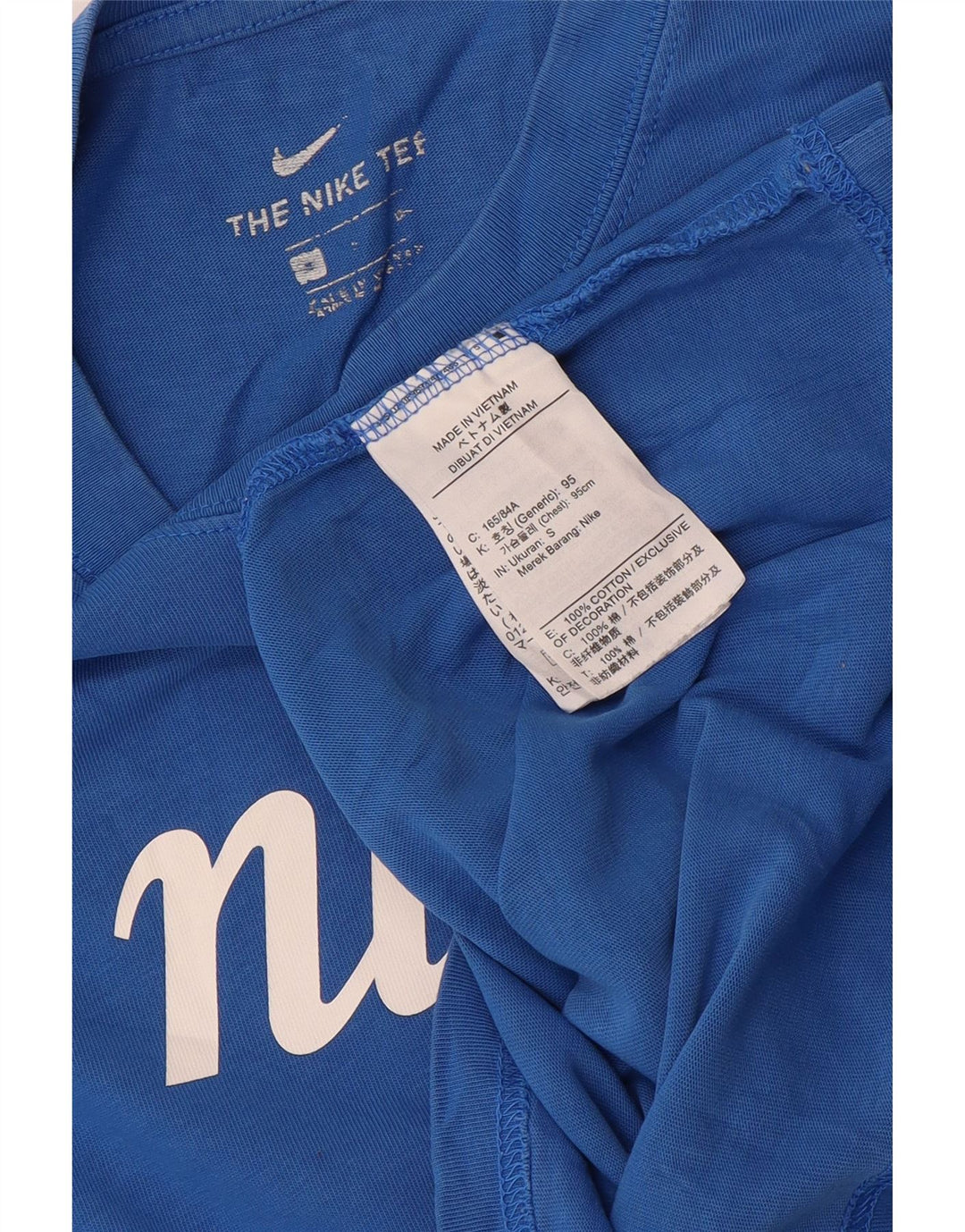Nike - Camiseta gráfica para hombre, talla pequeña, algodón azul