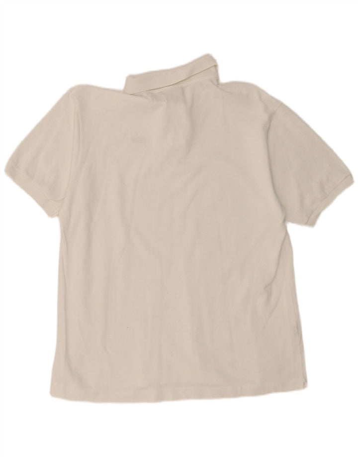 LACOSTE Polo para hombre Talla 6 XL Algodón blanco