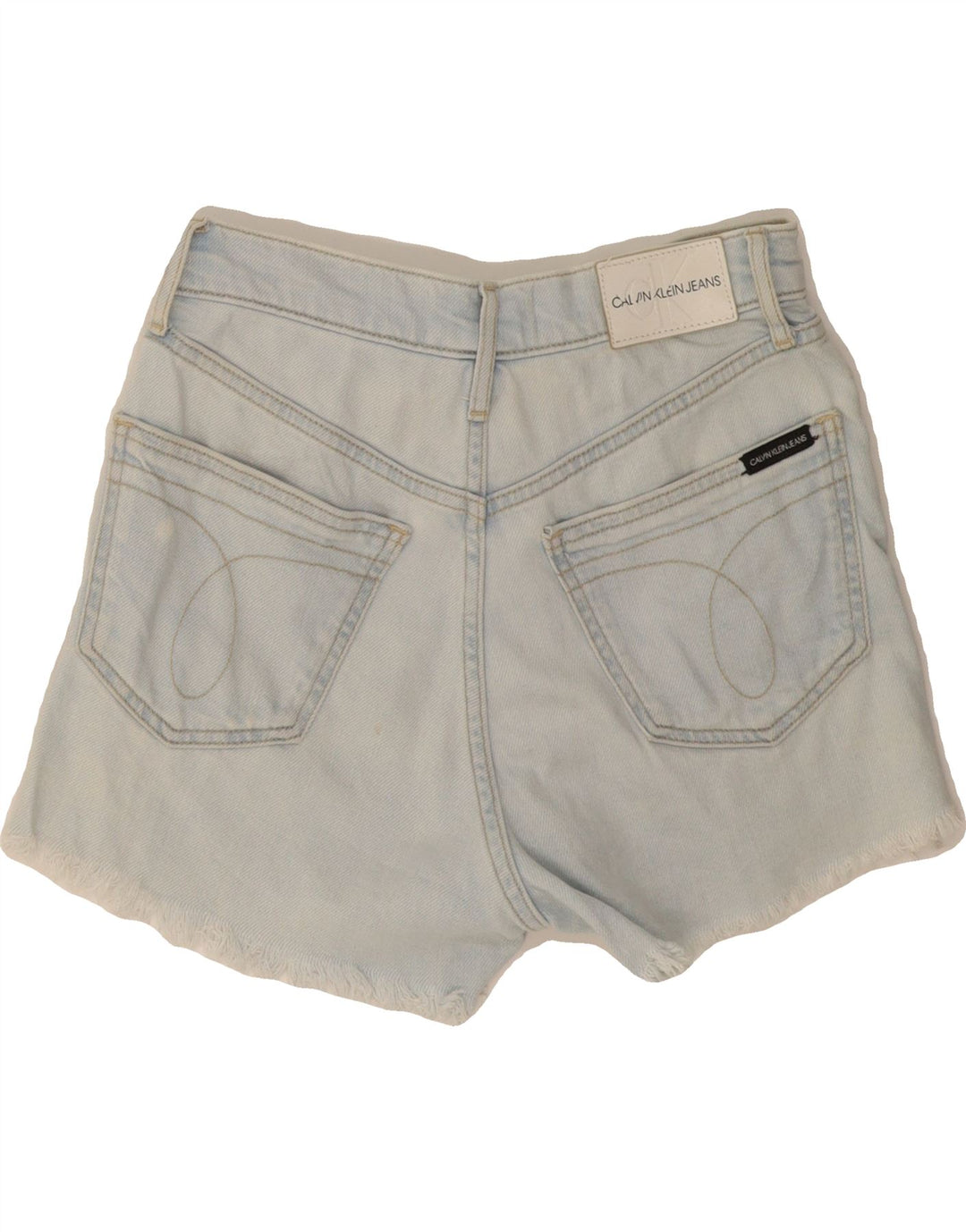 CALVIN KLEIN Shorts vaqueros para mujer W26 Small Blue