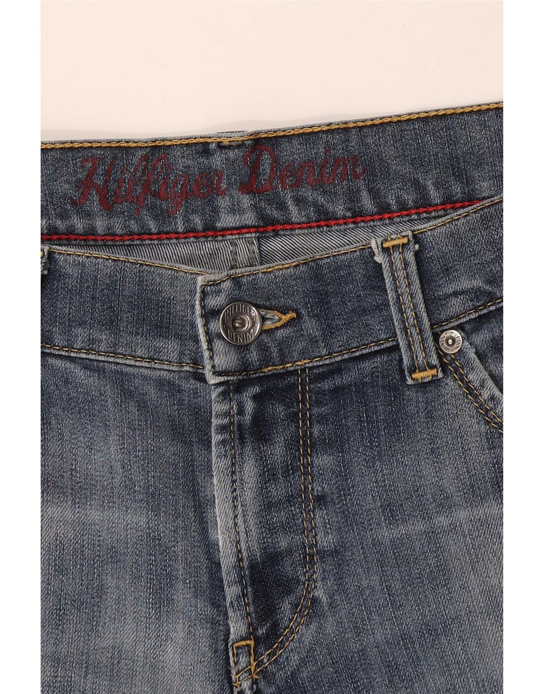 Tommy Hilfiger Pantalones cortos de mezclilla para mujer W34 Azul grande