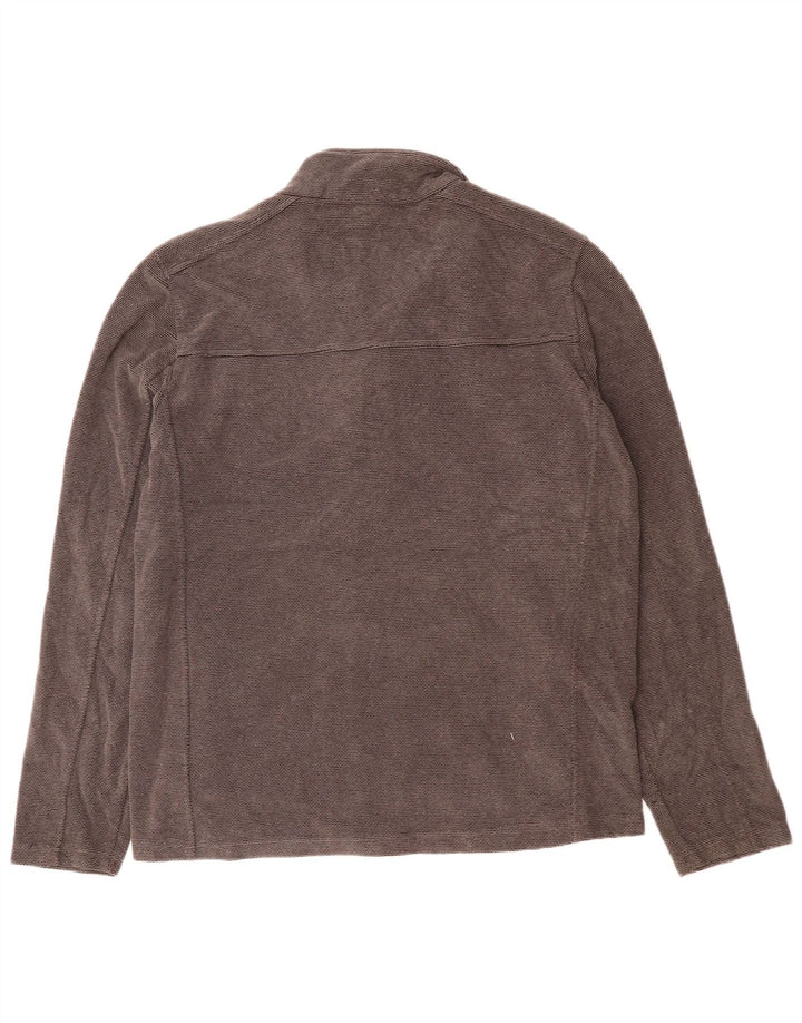GERRY Chaqueta superior de chándal para hombre Poliéster gris grande