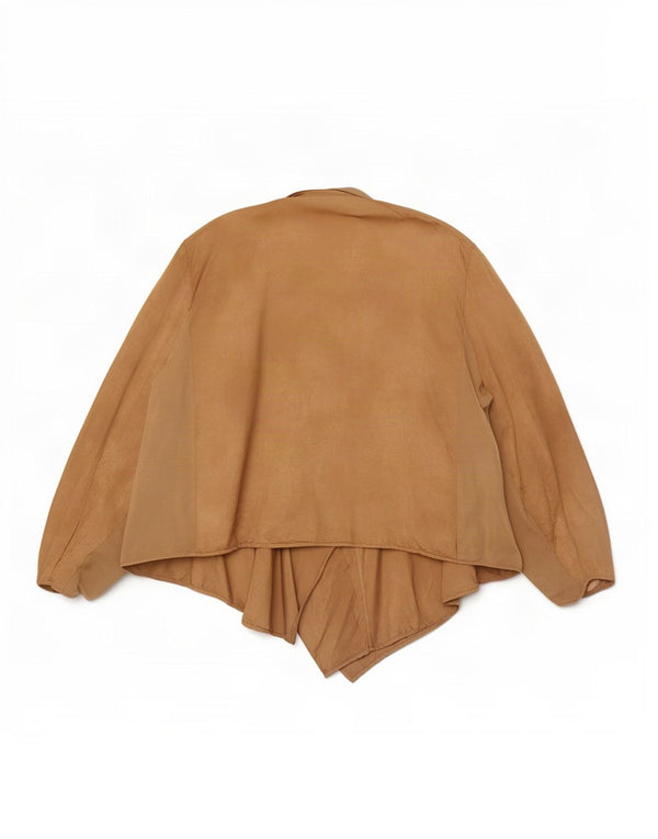 Marks & Spencer Cárdigan asimétrico para mujer UK 24 4XL Poliéster beige