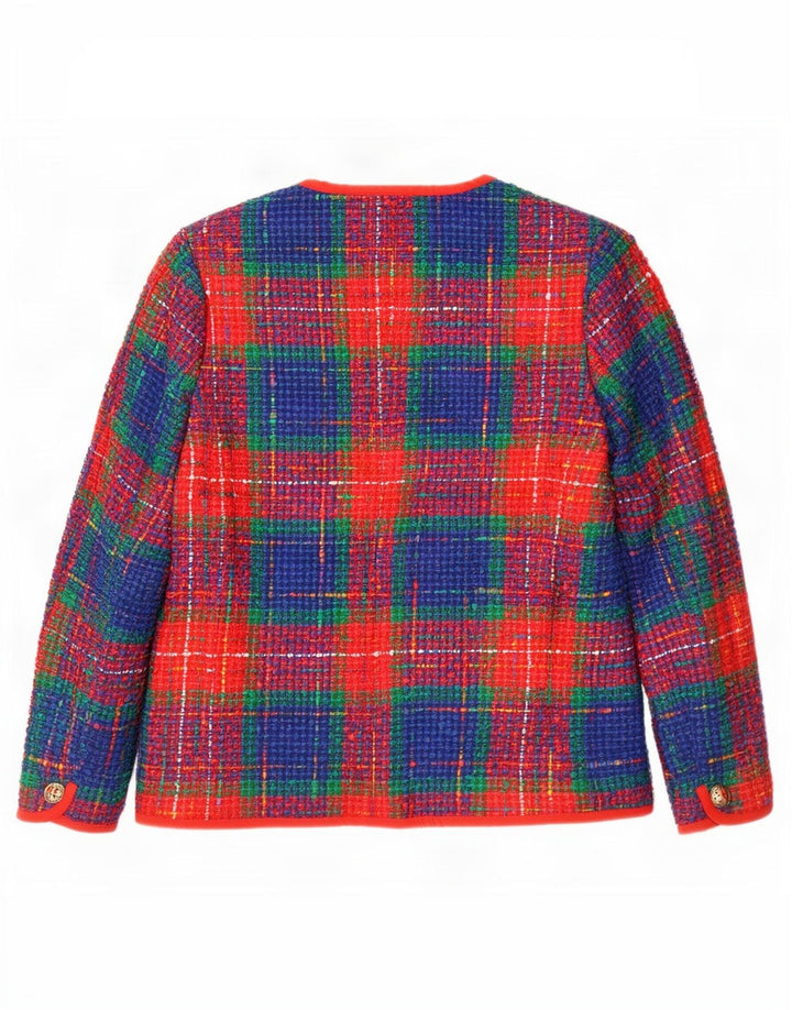 Marina Rinaldi Chaqueta Blazer de 4 Botones para Mujer Talla 25 Grande Multicolor