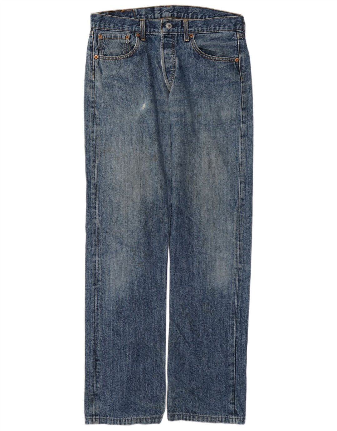 Levi's Jeans rectos 501 para hombre W33 L36 Algodón azul