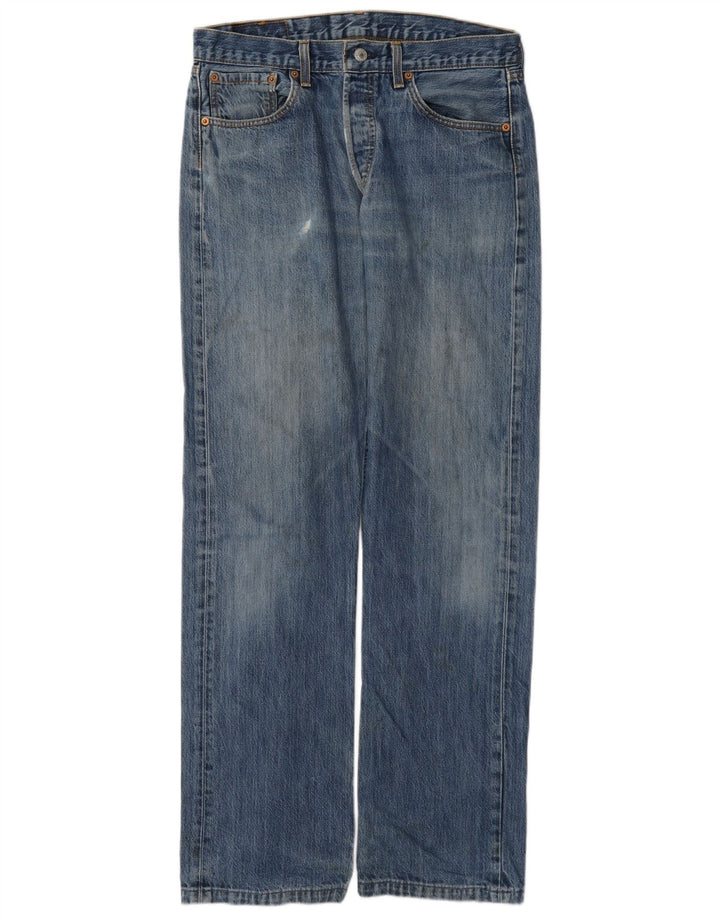 Levi's Jeans rectos 501 para hombre W33 L36 Algodón azul
