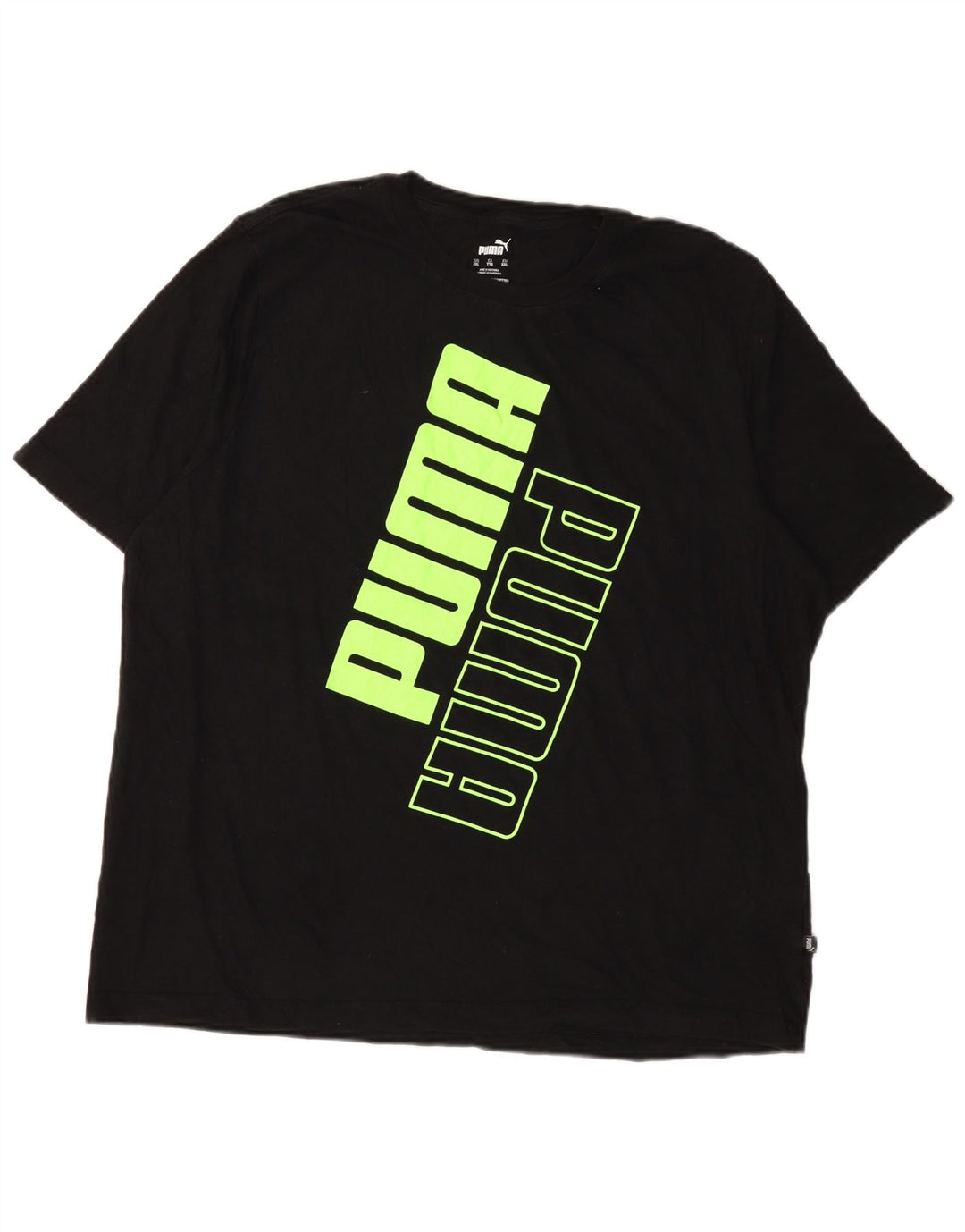 Puma Camiseta gráfica para hombre Top 2XL Negro