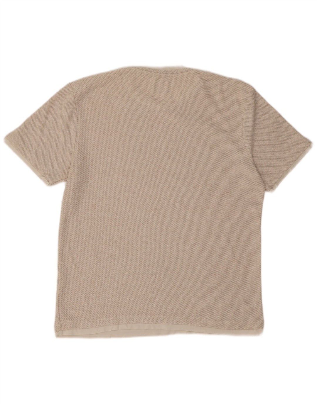 Zara Hombre Camiseta Top XL Beige