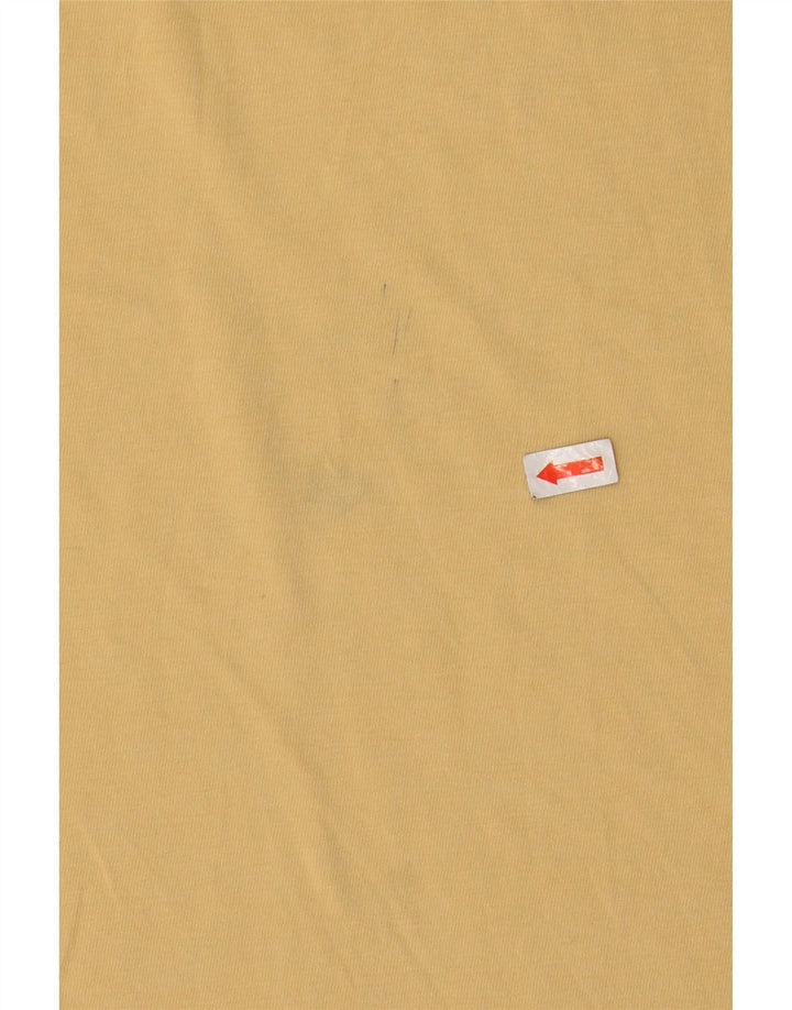 VANS Camiseta gráfica de ajuste clásico para hombre Top de algodón amarillo medio