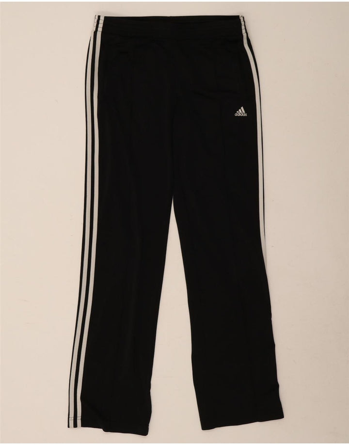 Adidas Pantalones de chándal para mujer UK 12 Medium Negro Poliéster