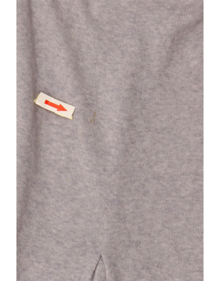 MONSOON Suéter Suelto con Cuello Barco para Mujer UK 40 Lana Púrpura Mediana