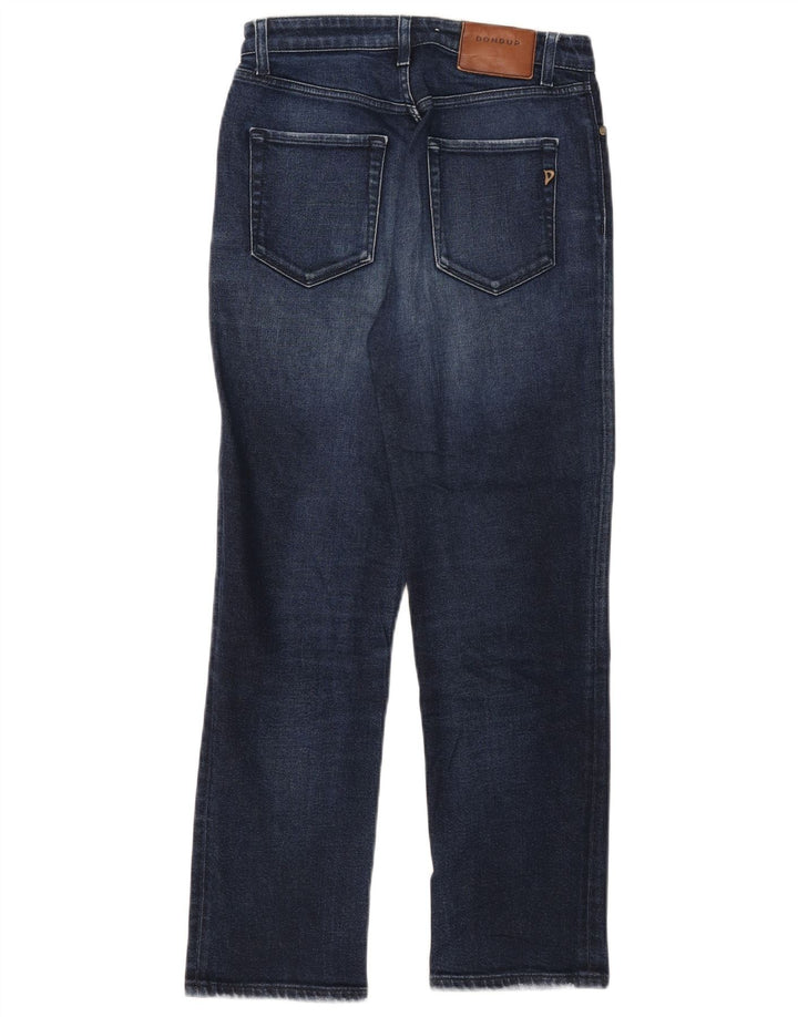 Vaqueros Dondup Mujer Rectos W28 L27 Azul Marino Algodón