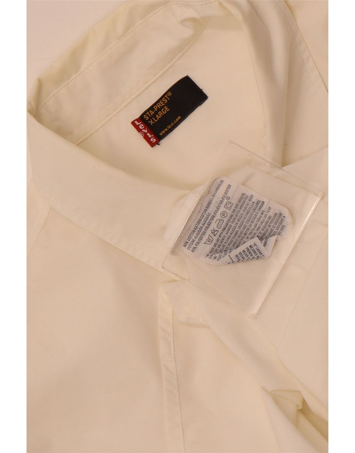 Camisa Levi's Hombre XL Algodón Blanco