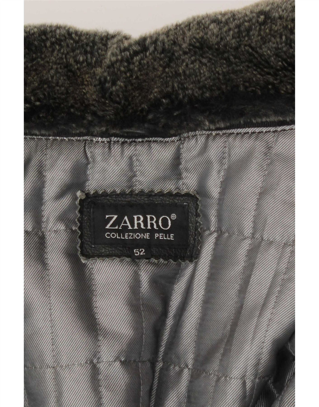 Zarro Chaqueta De Cuero Hombre IT 52 XL Negro
