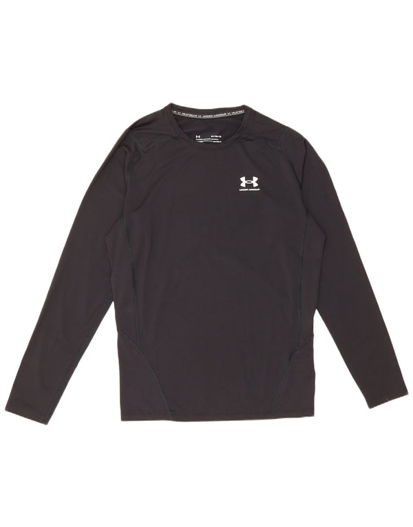Under Armour Mujer Heat Gear Top Manga Larga UK 18 XL Poliéster Negro