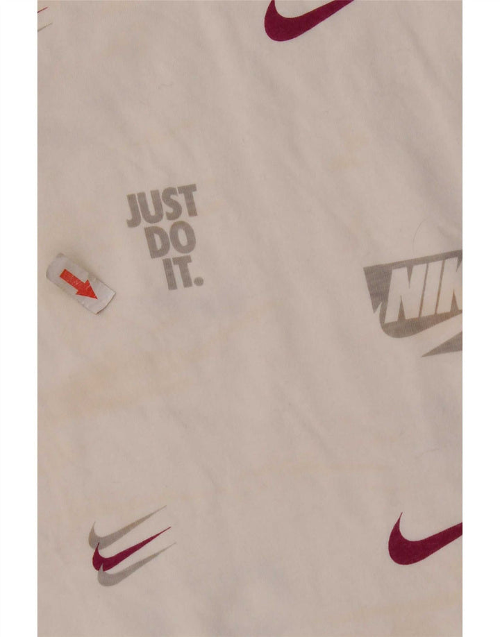 Nike - Camiseta gráfica para hombre, talla grande, algodón blanco