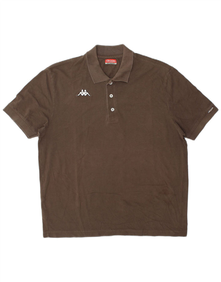 Kappa Polo Hombre XL Marrón