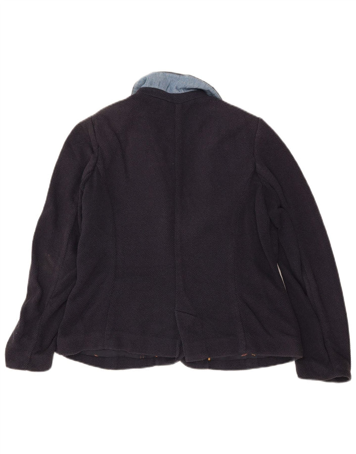 Joules Chaqueta tipo blazer de 2 botones para mujer UK 40 Lana merino azul marino mediana