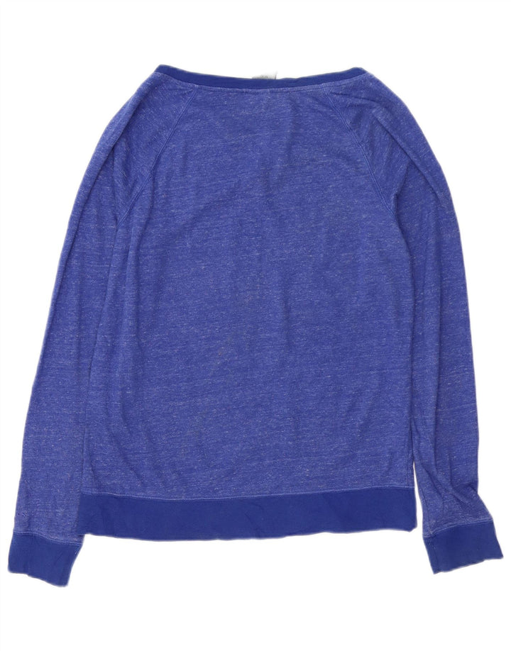CHAMPION Sudadera para mujer Jumper UK 14 Algodón moteado azul medio