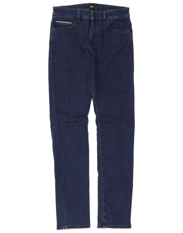 Vaqueros Hugo Boss Hombre Slim W30 L32 Algodón Azul Marino