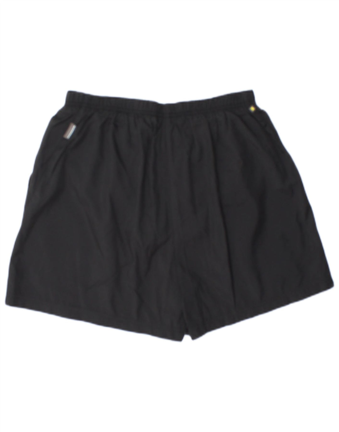 Pantalones cortos deportivos Reebok para hombre, nailon negro mediano