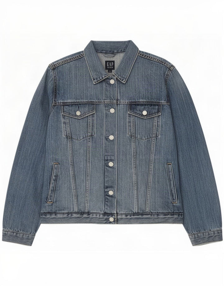 Gap Chaqueta Vaquera Mujer UK 40 XL Algodón Azul