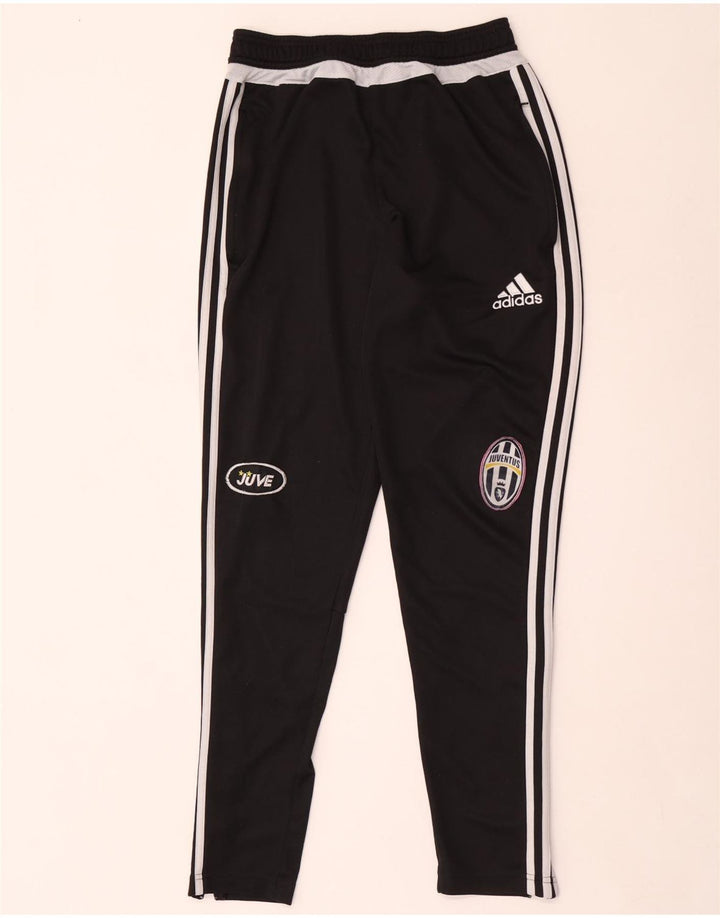 Adidas Mens Juventus Graphic Chándal Pantalones Pequeños Poliéster Negro