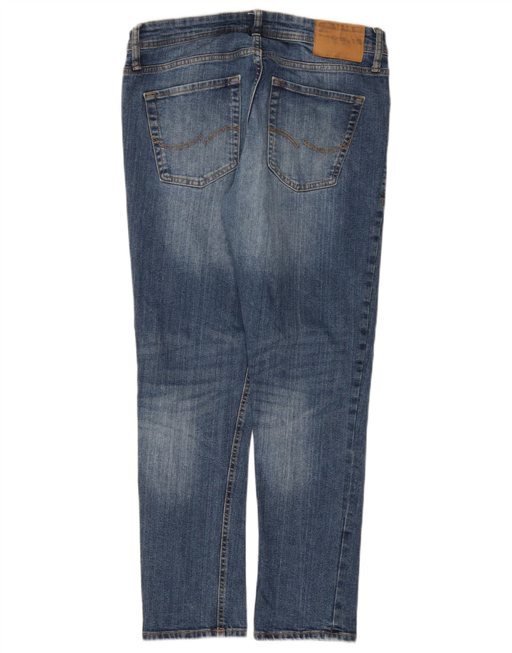 JACK & JONES Vaqueros ajustados para hombre W34 L30 Algodón azul