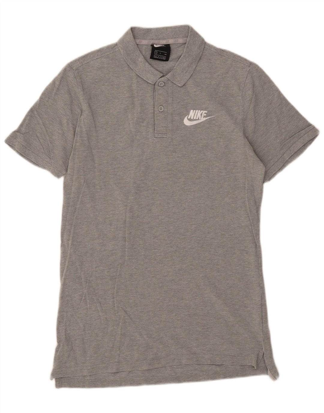 Polo Nike Hombre Pequeño Algodón Gris