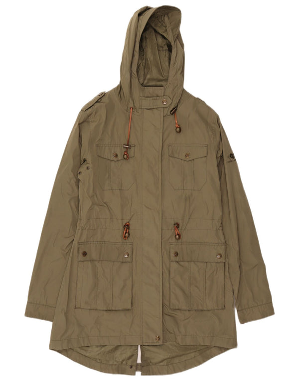 Camilla Morch Chaqueta Parka Militar con Capucha para Mujer UK 10 Small Khaki