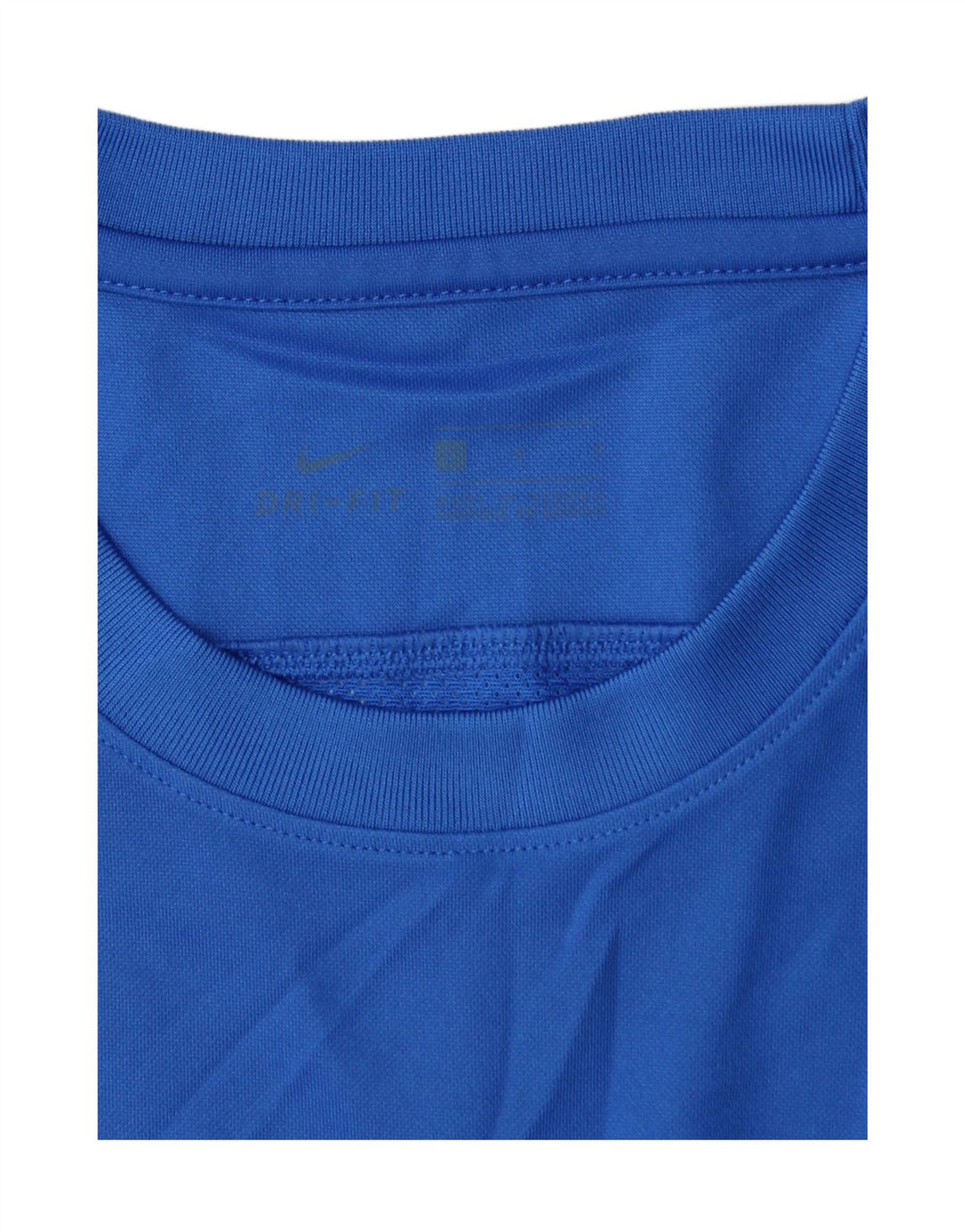 NIKE Camiseta gráfica Dri Fit para hombre Top poliéster azul grande