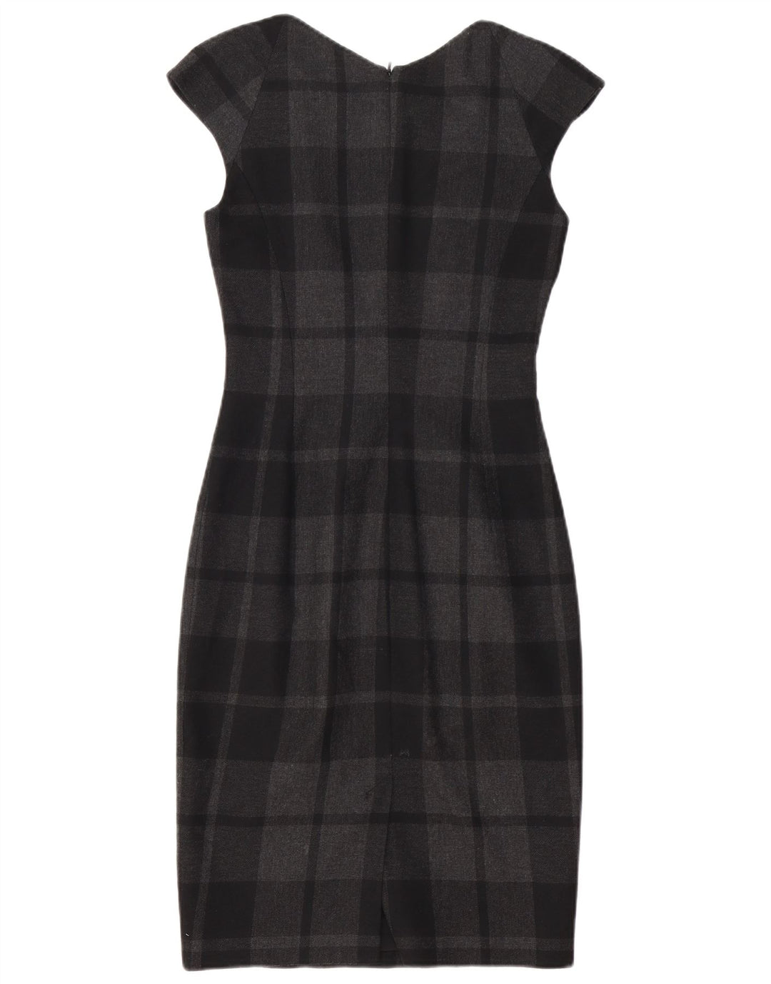 Karen Millen Vestido tubo para mujer UK 8 Small Black Check Poliéster
