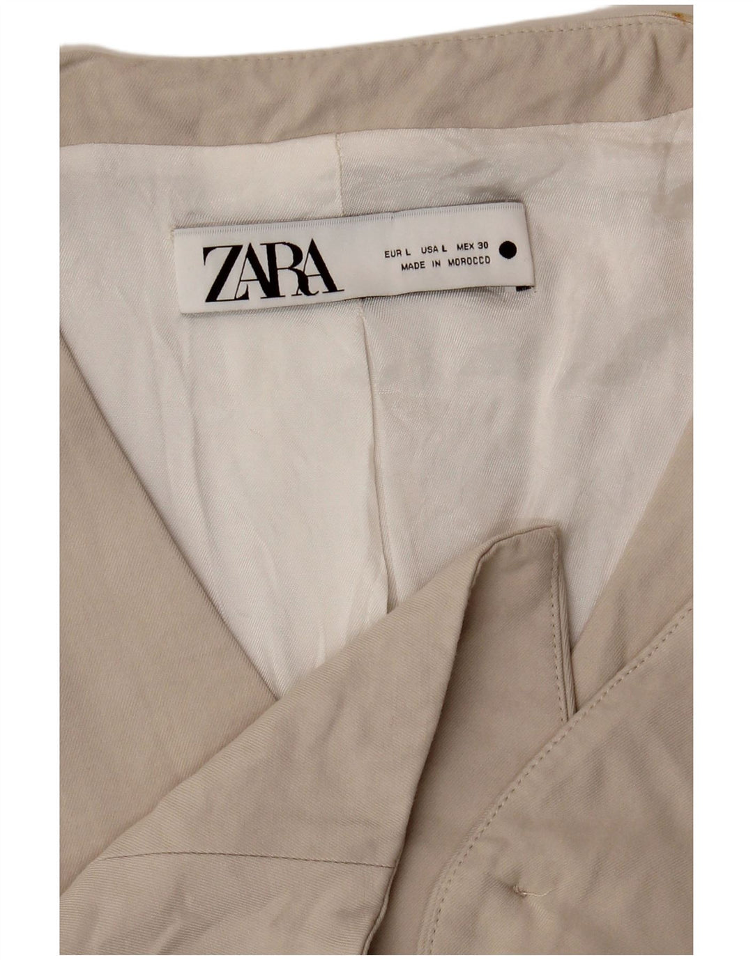 Zara Mujer Chaleco UK 44 Grande Beige