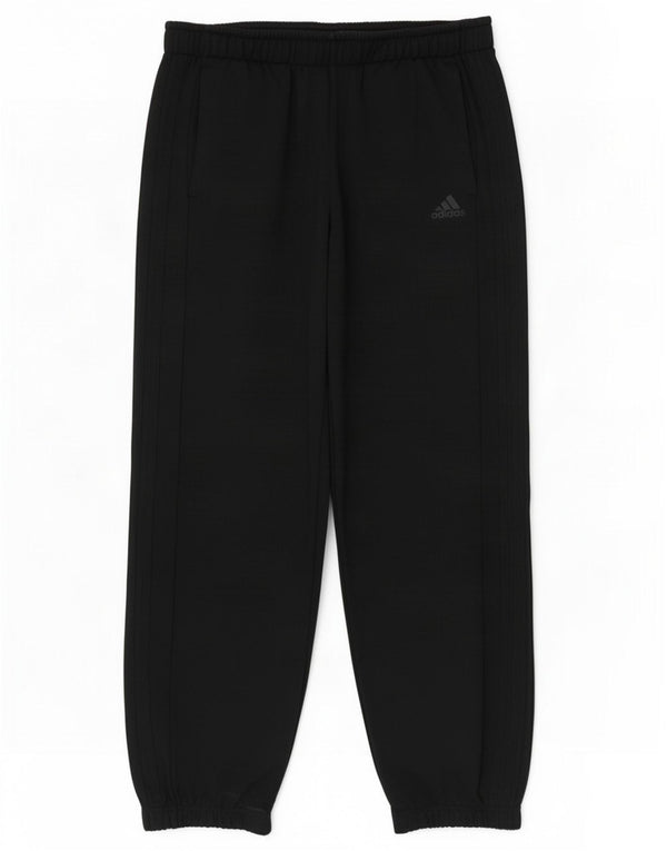 Adidas Hombre Climalite Chándal Pantalones Joggers Grande Negro Poliéster