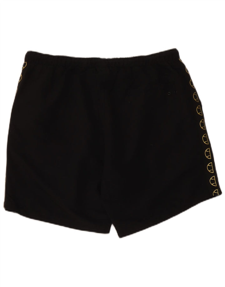 Ellesse Mens Graphic Bañador Shorts Grande Poliéster Negro