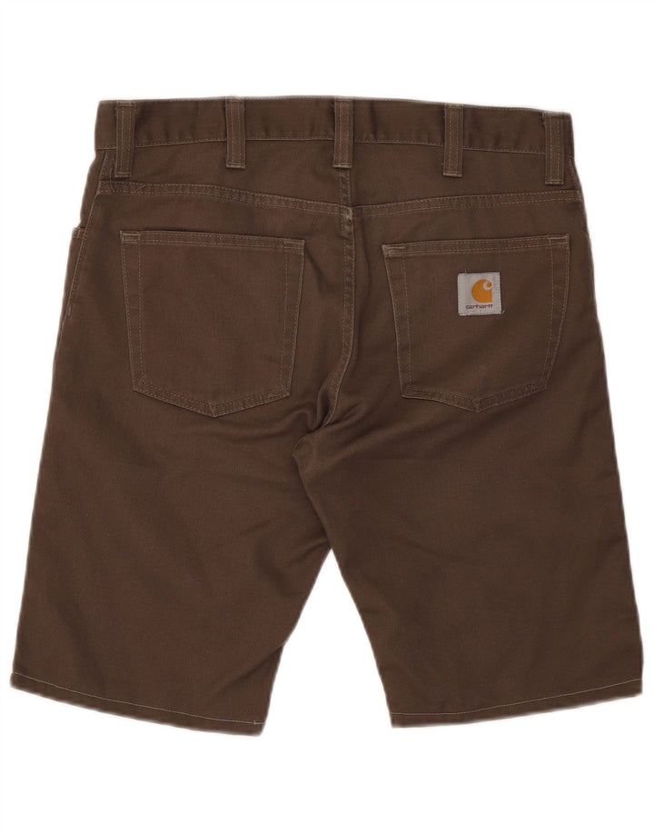Carhartt Pantalones cortos casuales para hombre W32 Poliéster marrón medio