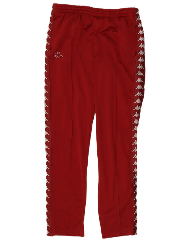 Kappa Hombre Pantalones De Chándal Gráficos Grande Rojo Colorblock Poliéster