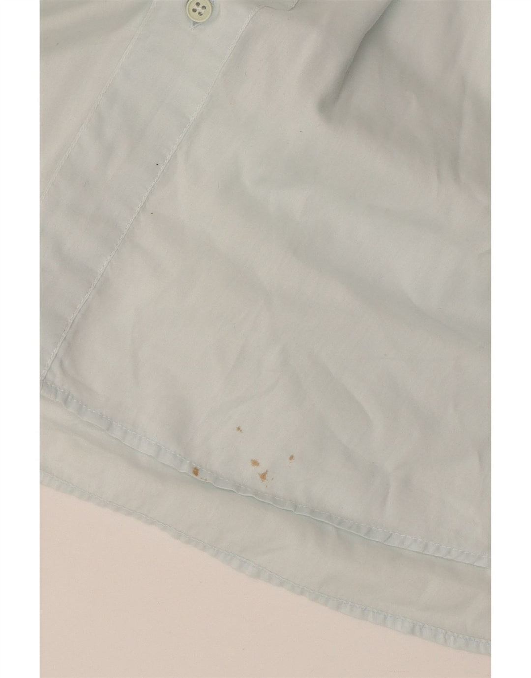 POP 84 Camisa Manga Corta Hombre Algodón Azul Medio