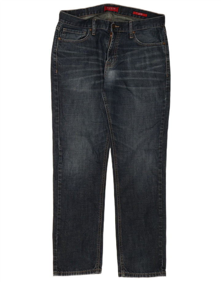 Guess Vaqueros Rectos Hombre W31 L30 Algodón Azul
