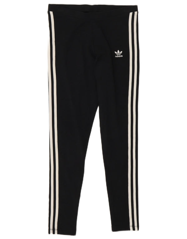 Adidas Leggings para mujer Reino Unido 10 Pequeño Algodón Negro