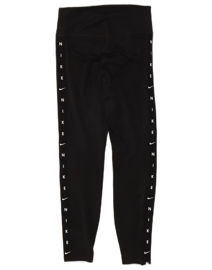 NIKE Leggings Dri Fit Graphic para Mujer UK 6 XS Negro